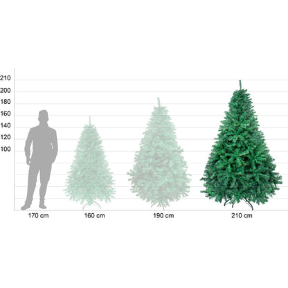 Arbol Pino Navidad 2.20m Artificial Verde Jardimex 974 Rama