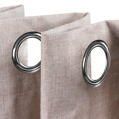Cortina Blackout Alta Densidad 274 X 213 Cm 2 Piezas Rosa