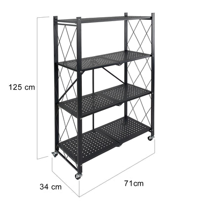 Estante Anaquel Organizador Plegable 4 Niveles Rack Metalico