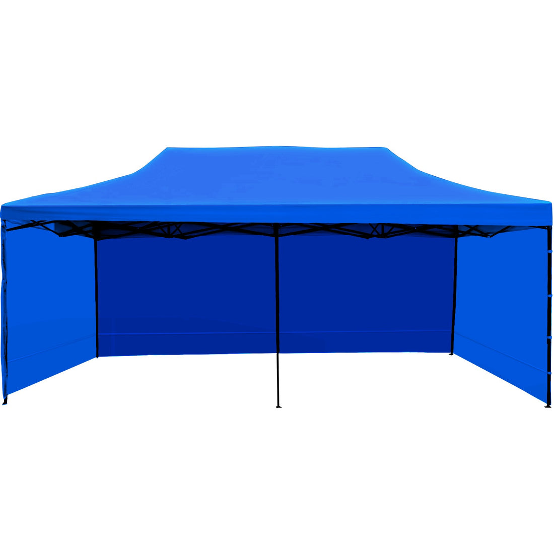 Toldo Carpa 6x3 Metros Paredes Impermeable Contra Rayos Uv azul