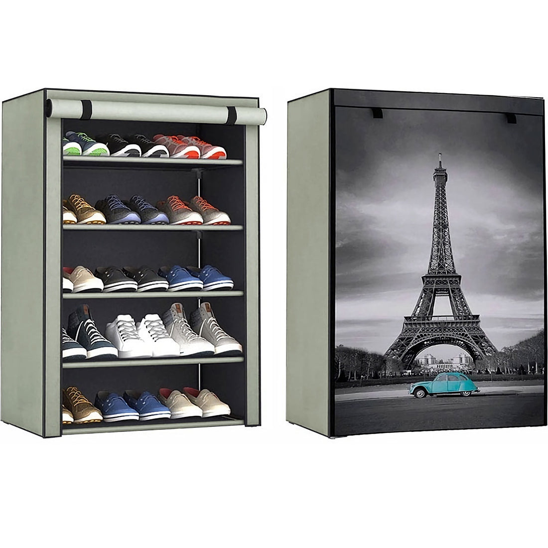 Organizador Zapatera 5 Repisas Torre Eiffel 15 Zapatos