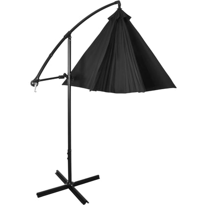 Sombrilla Moderna 2.9 M Jardin Exterior Playa Terraza Negro