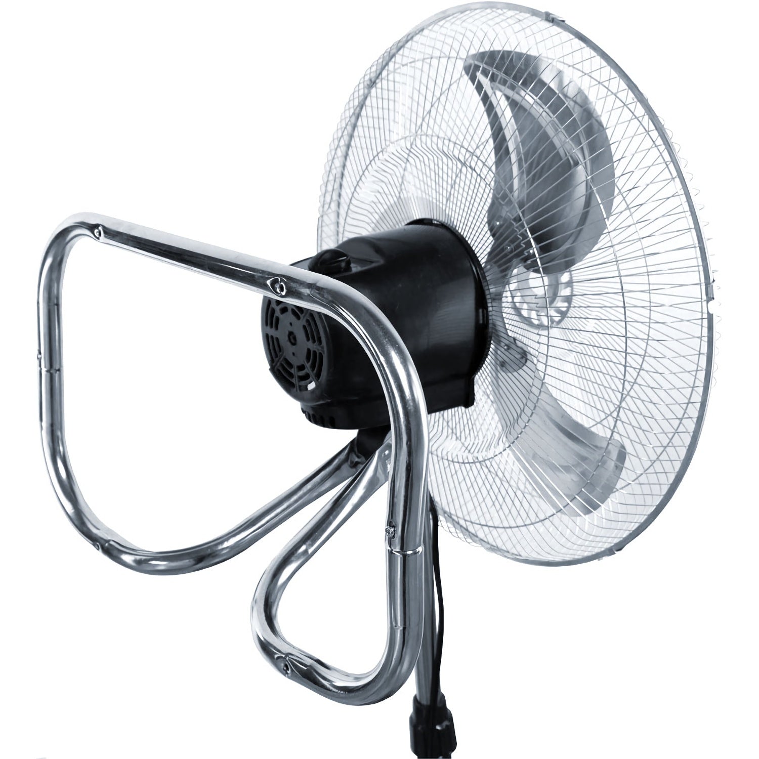 Ventilador 3 En 1 Negro Con 3 Aspas Color Plateado, 18 De Diámetro