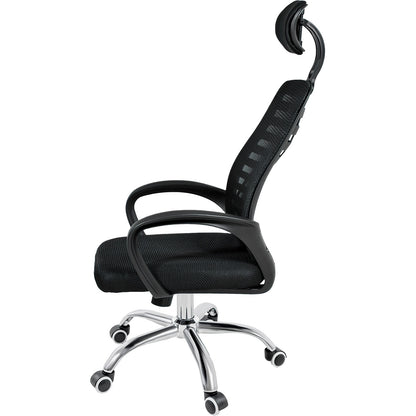 Silla De Oficina Alta Ejecutiva Escritorio Ajustable Mesh Negro