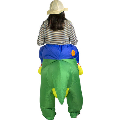 Disfraz Dinosaurio Traje Inflable Montable Jurasico