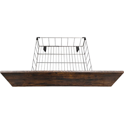 Base Cama Queen Country Tipo Madera Cajones Metal Acero