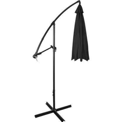 Sombrilla Moderna 2.9 M Jardin Exterior Playa Terraza Negro