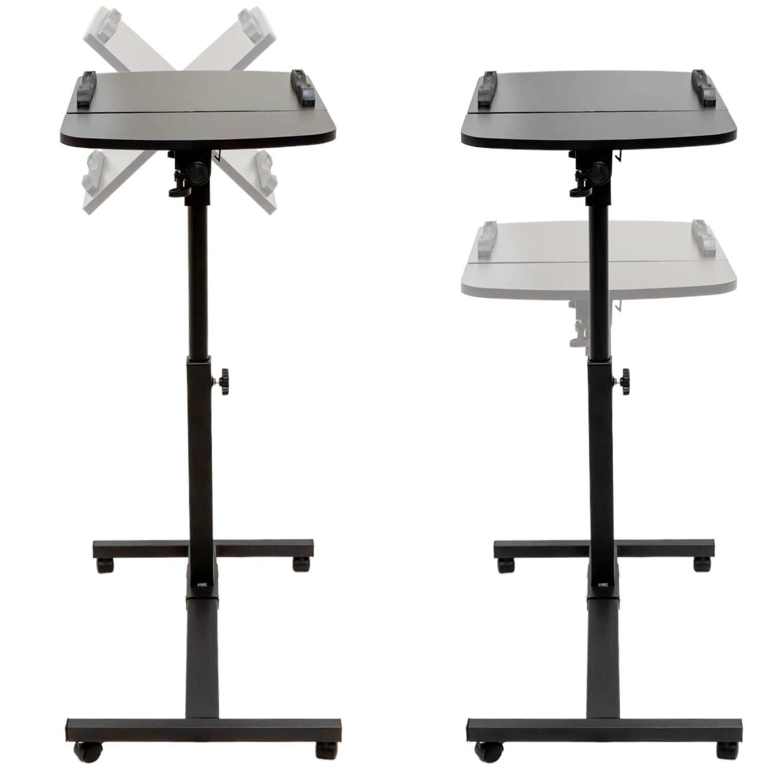 Mesa Para Laptop Portatil Ruedas Altura Ajustable