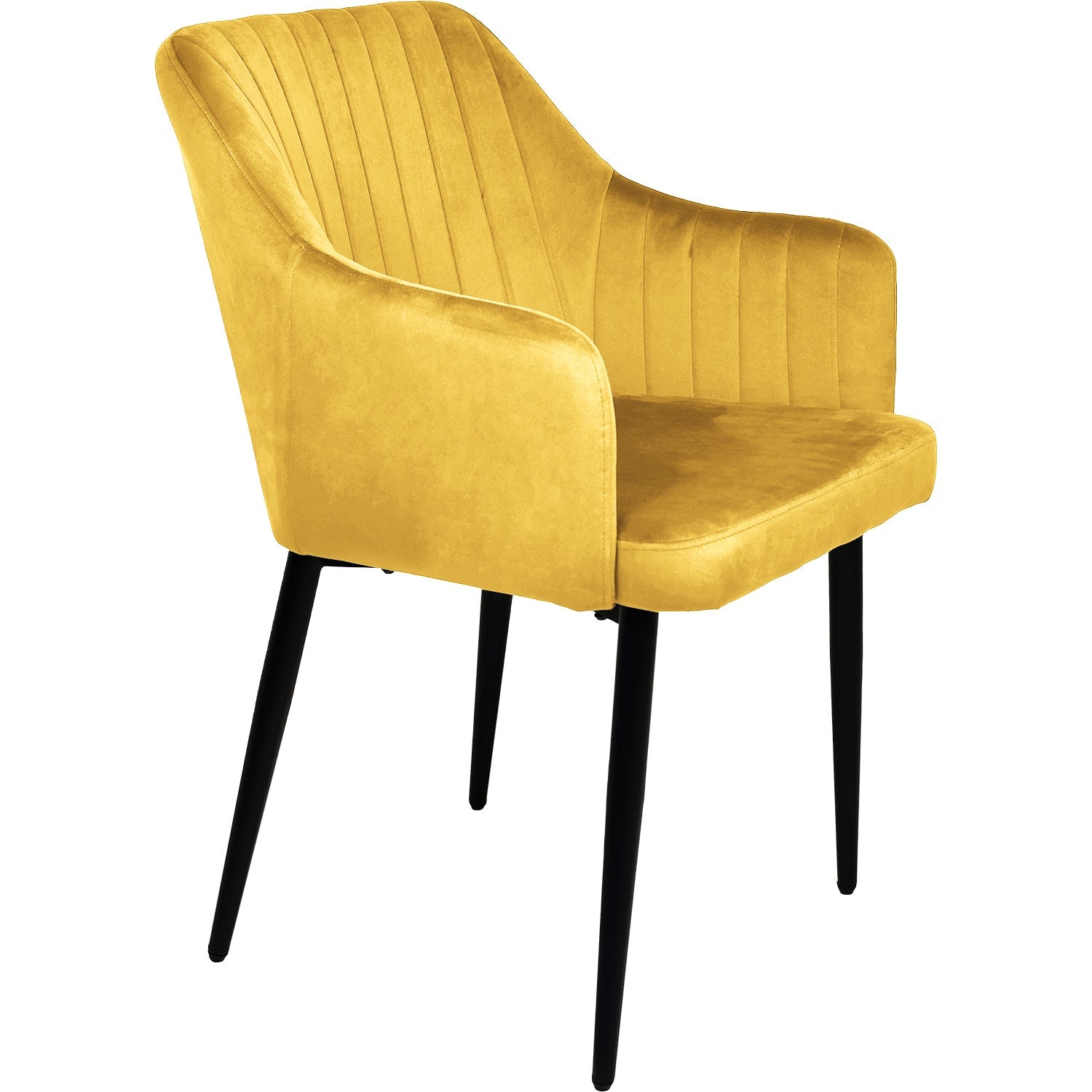 Silla Comedor Sillon Terciopelo Acolchada Moderna