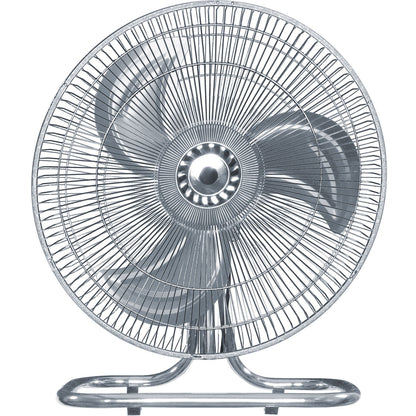 Ventilador 3 En 1 Negro Con 3 Aspas Color Plateado, 18 De Diámetro