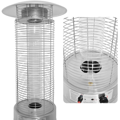 Calefactor Patio Exterior Calenton Torre Gas Lp 1.8m Marca Gutstark