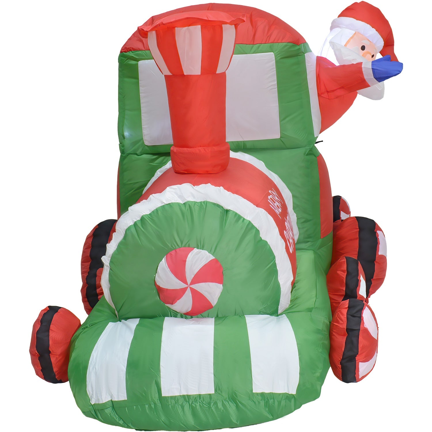Inflable Navidad Tren Navideño 2.2m Decoracion Luz Led