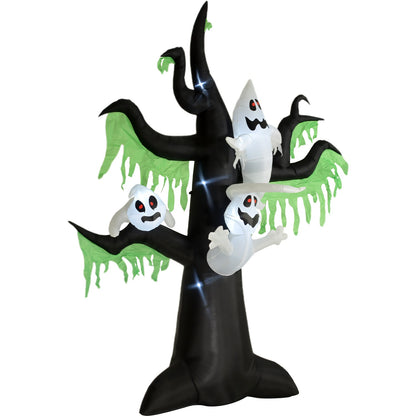 Inflable Halloween 3.1 Mts Arbol Fantasma Extra Grande Led