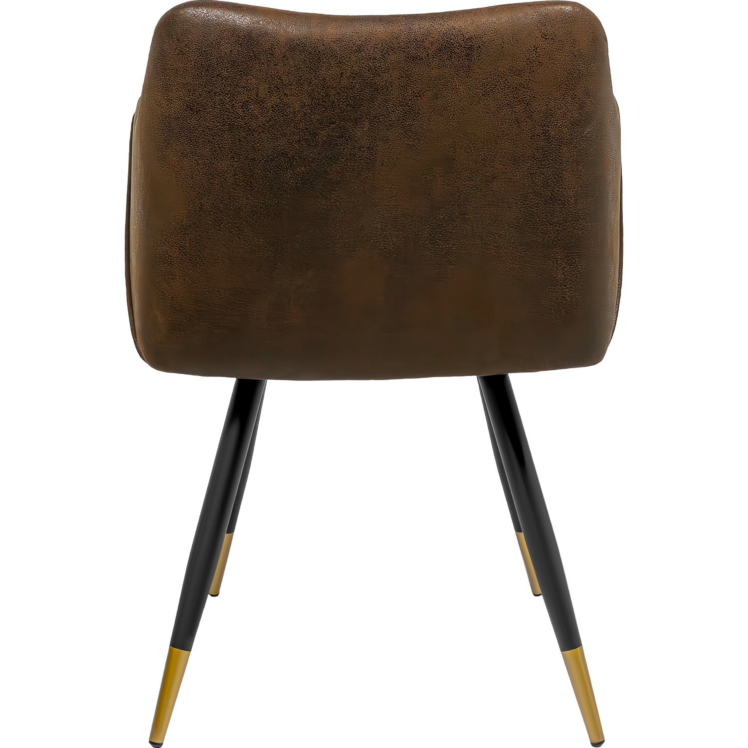 Set 2 Sillas Sillones Juego Comedor Cocina Suede Gamuza Cafe Color De La Estructura De La Silla Negro