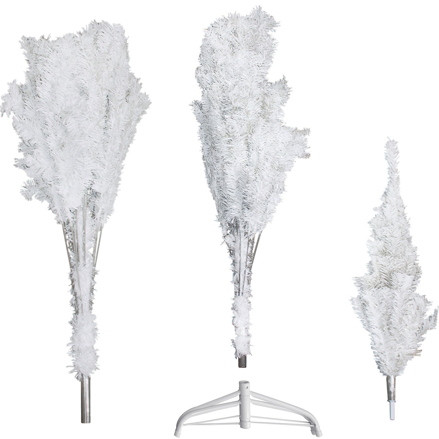 Arbol Navidad 2.20m Artificial Blanco Pino Pachon Jardimex