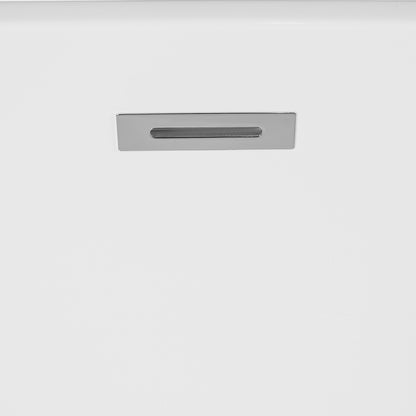 Tina Baño Bañera Fibra Vidrio Lujo Minimalista 283l 169x78 Blanca