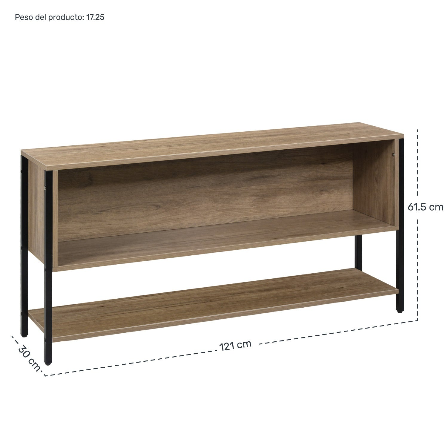 Mueble Tv 60 Mesa 3 Niveles 1.20m Moderno Organizador Cafe