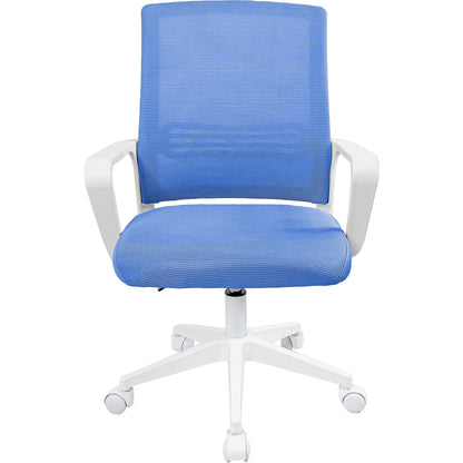 Silla Oficina Ajustable Ergonomica Escritorio Giratoria Azul