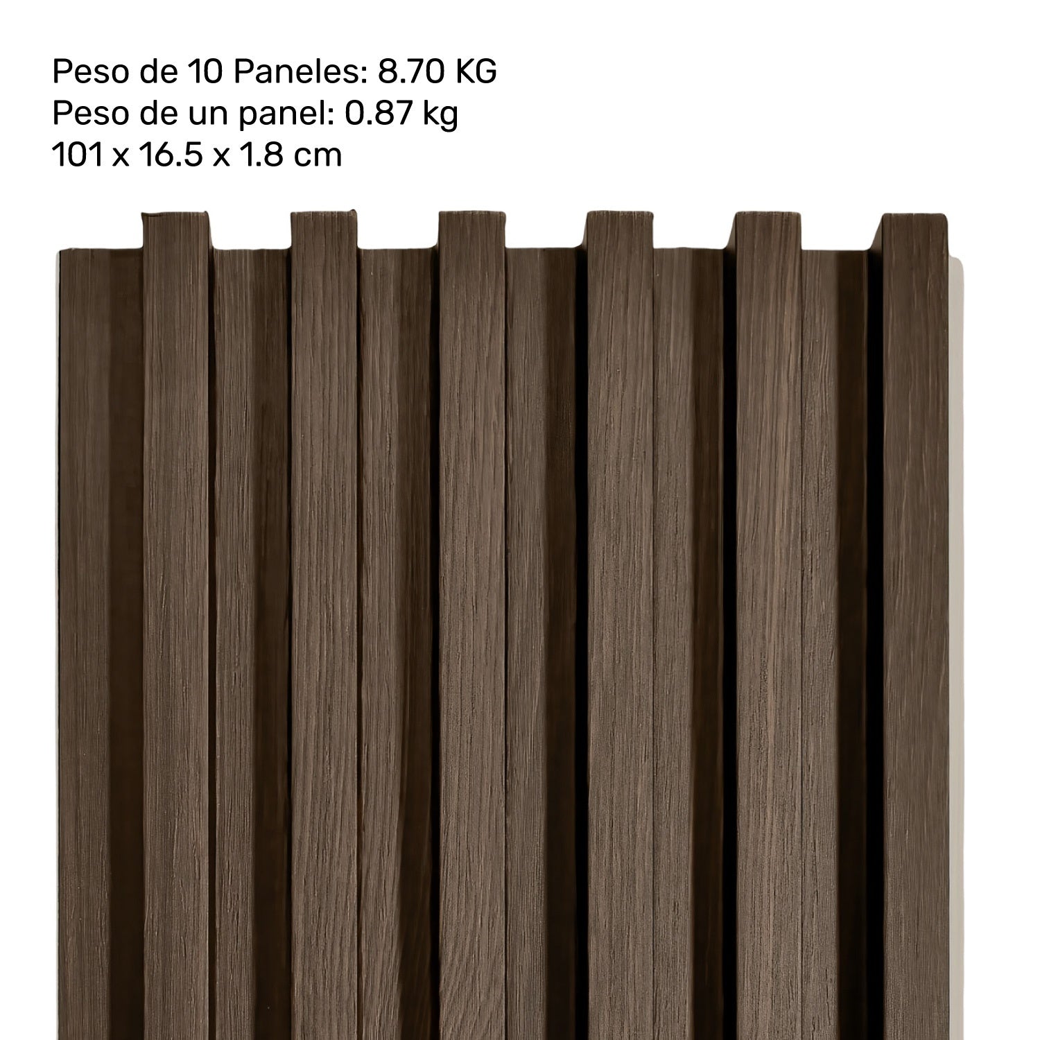 Lambrin Panel Decorativo 3d Set 10pz 1.8m2 Interior Exterior