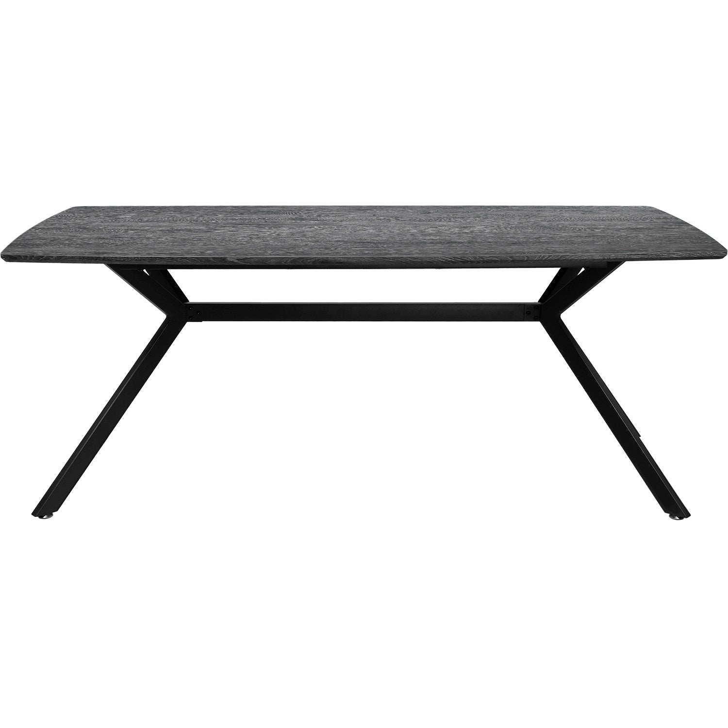 Mesa Comedor 6 Pers Nordico Gris Hogar Lujo 180x90x73