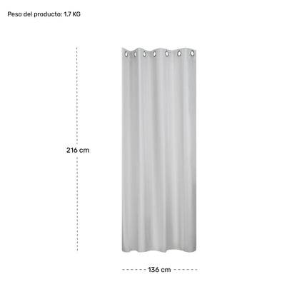 Cortina Blackout Alta Densidad 274 X 213 Cm 2 Piezas