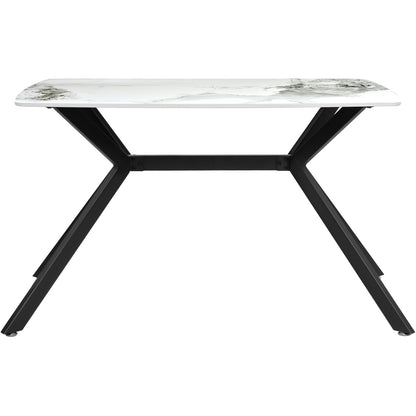 Mesa Comedor 4 Pers Marmol Granito Lujo Premium 120x80x74