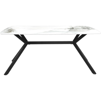 Mesa Comedor 6 Pers Marmol Granito Lujo Premium 162x90x74