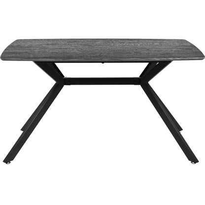 Mesa Comedor Nordico 4pers Gris Casa Hogar Lujo 130x80x74