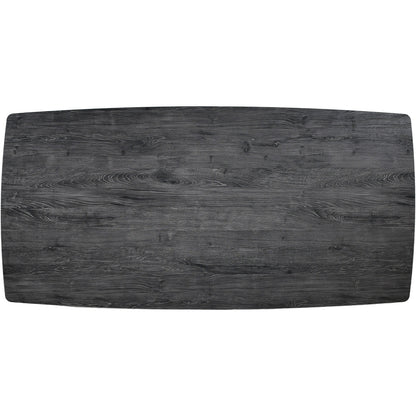 Mesa Comedor 6 Pers Nordico Gris Hogar Lujo 180x90x73