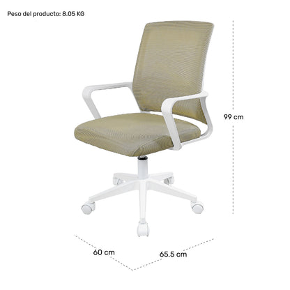 Silla Oficina Ajustable Ergonomica Escritorio Giratoria