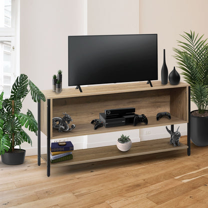 Mueble Tv 60 Mesa 3 Niveles 1.20m Moderno Organizador Cafe