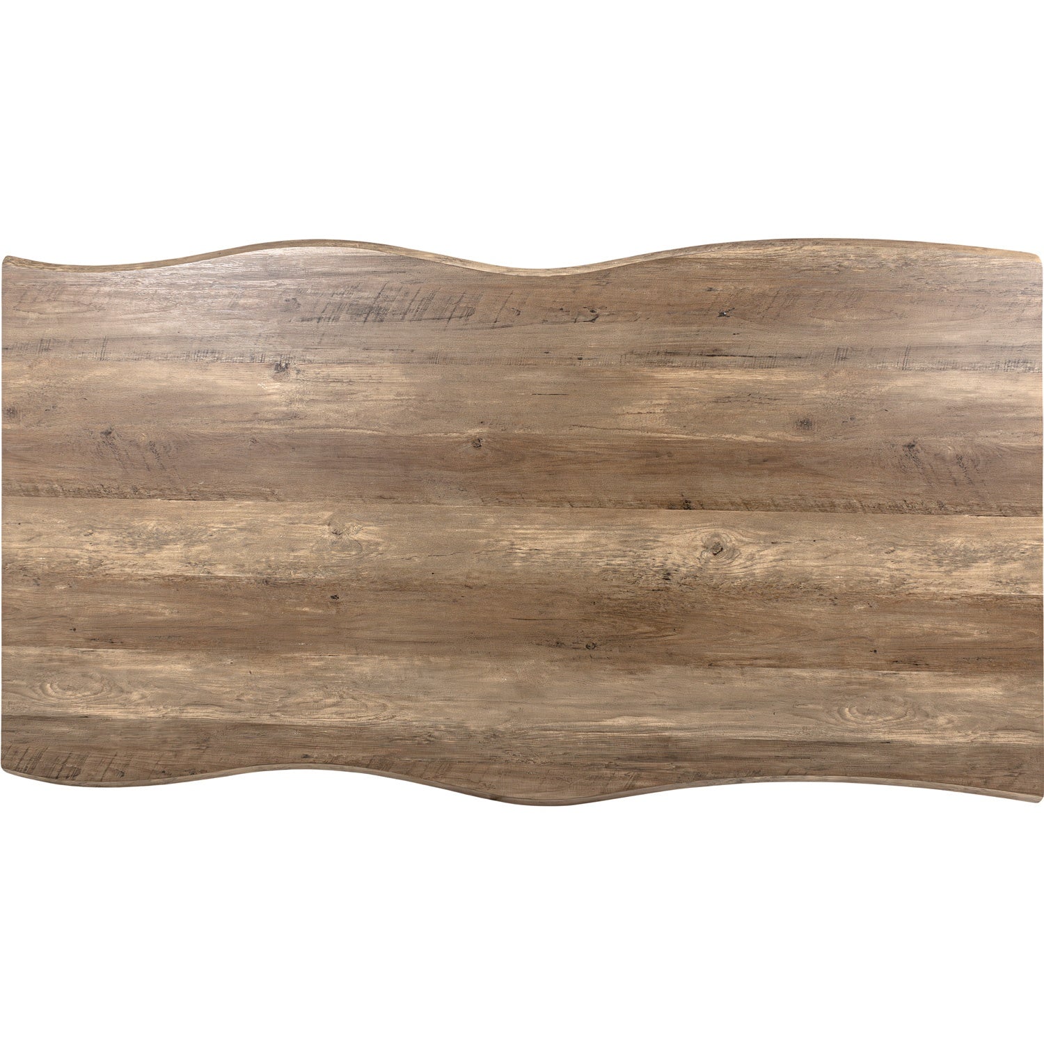 Mesa Comedor Rustica Tipo Madera 1.60m 6 Personas Acero