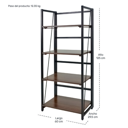 Librero Estante Plegable Industrial Estructura Metalica