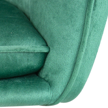 Silla Alta Tapizada Banco Sillon Eames Verde Terciopelo