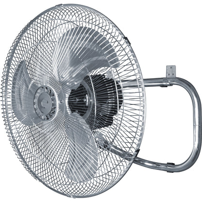 Ventilador 3 En 1 Negro Con 3 Aspas Color Plateado, 18 De Diámetro