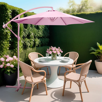 Sombrilla Rosa 2.9 M Jardin Exterior Playa Terraza | Houzer