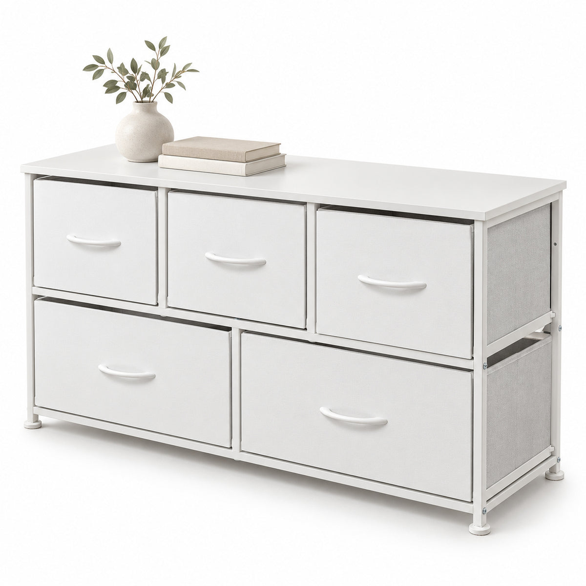 Comoda Cajonera Horizontal 5 Cajones Organizador Acero Nordico