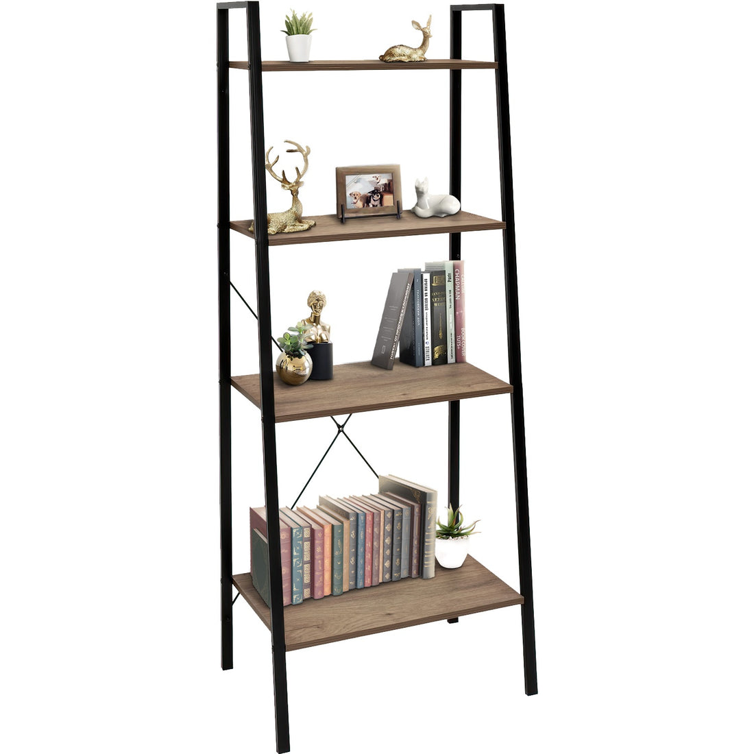 Librero Estante Tipo Escalera Minimalista 4 Niveles