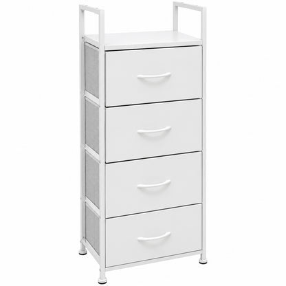 Comoda Cajonera Vertical 4 Cajones Organizador Ropa Recamara Nordico