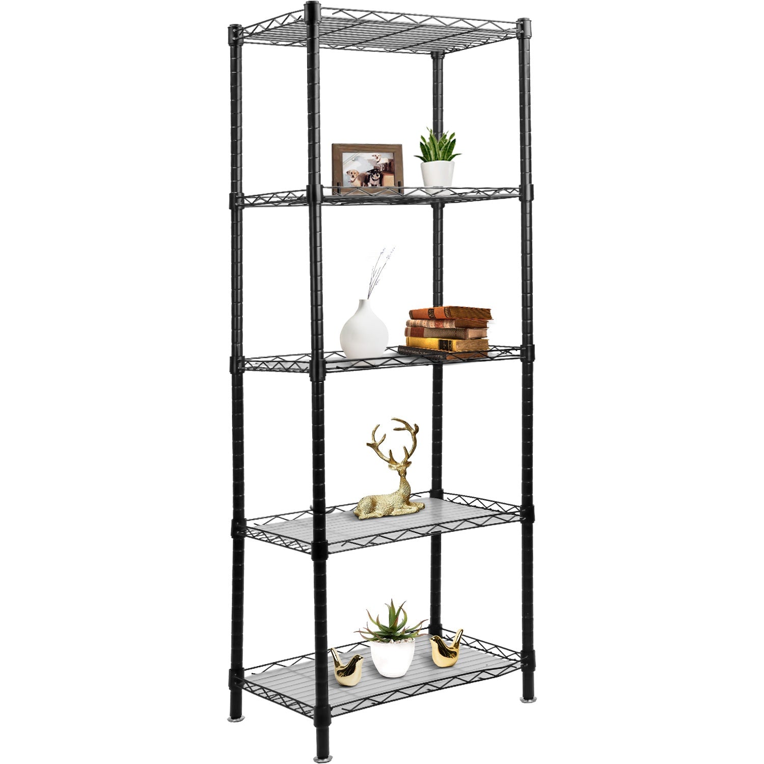 Estante Organizador Metálico Cocina Baño De 5 Niveles