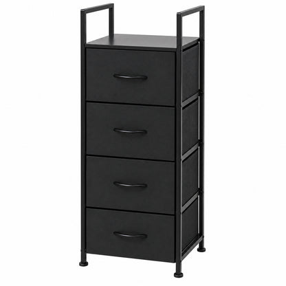 Comoda Cajonera Vertical 4 Cajones Organizador Ropa Recamara Volcano