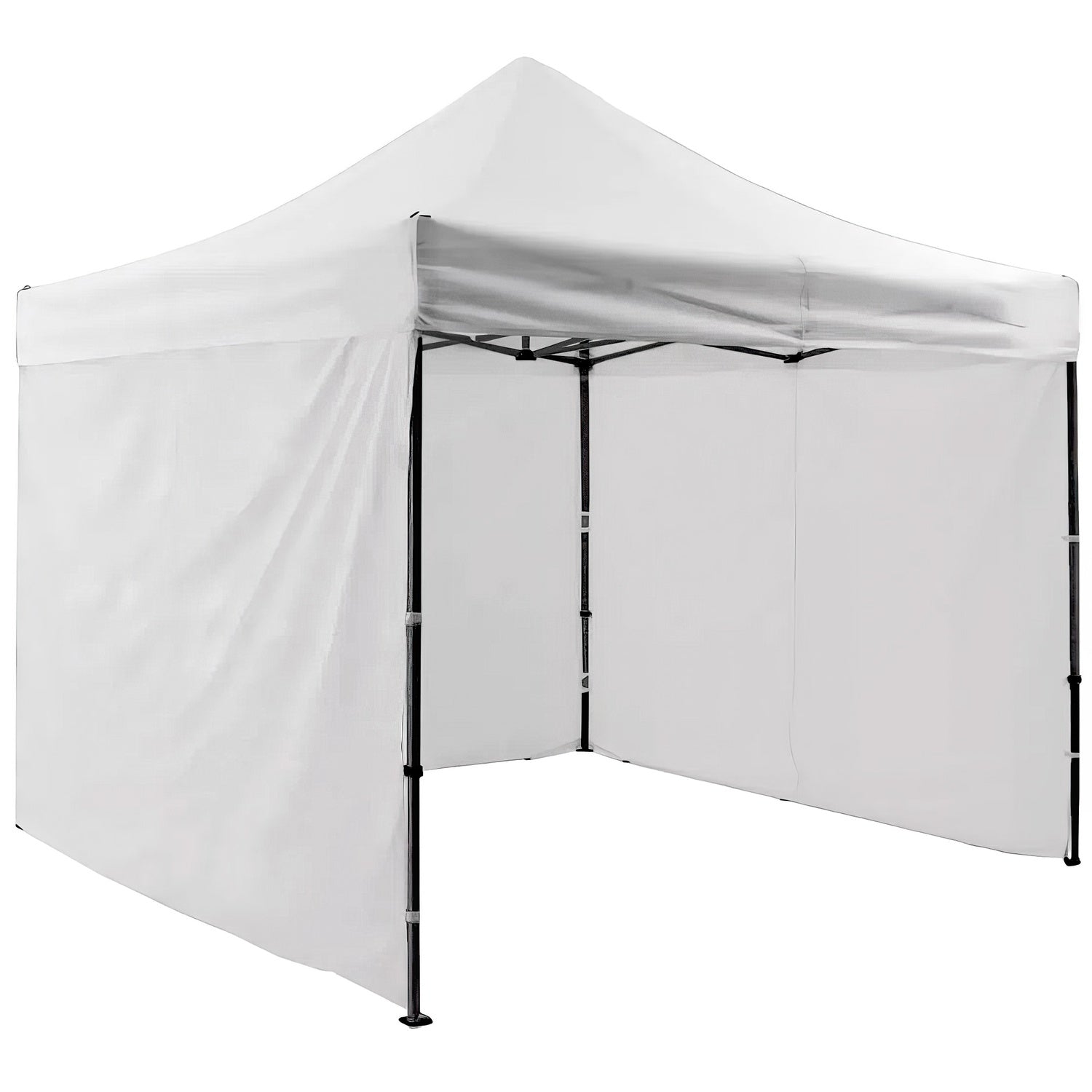 Carpa Paredes Lona 3m X 3m Plegable Impermeable Toldo Color Blanco