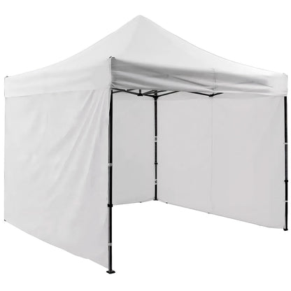 Carpa Paredes Lona 3m X 3m Plegable Impermeable Toldo Color Blanco