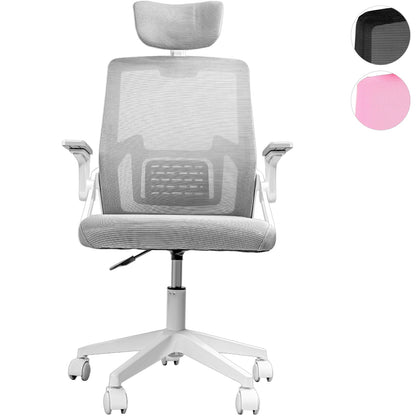 Silla Oficina Ajustable Ergonomica Escritorio Giratoria Gris
