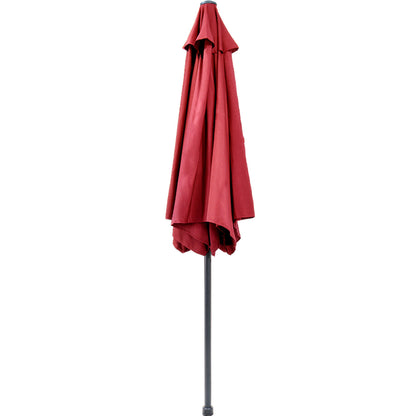 Sombrilla Con Angulo Jardin Playa 2.7 Metros Kit 4 Piezas