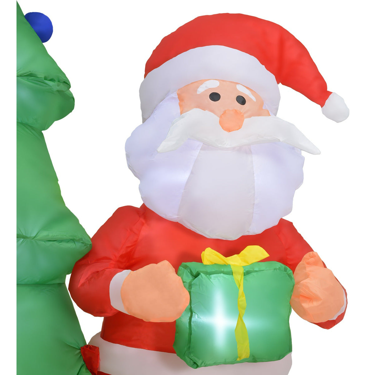 Inflable Navidad Santa Reno Arbol 1.5m Decoracion Luz Led