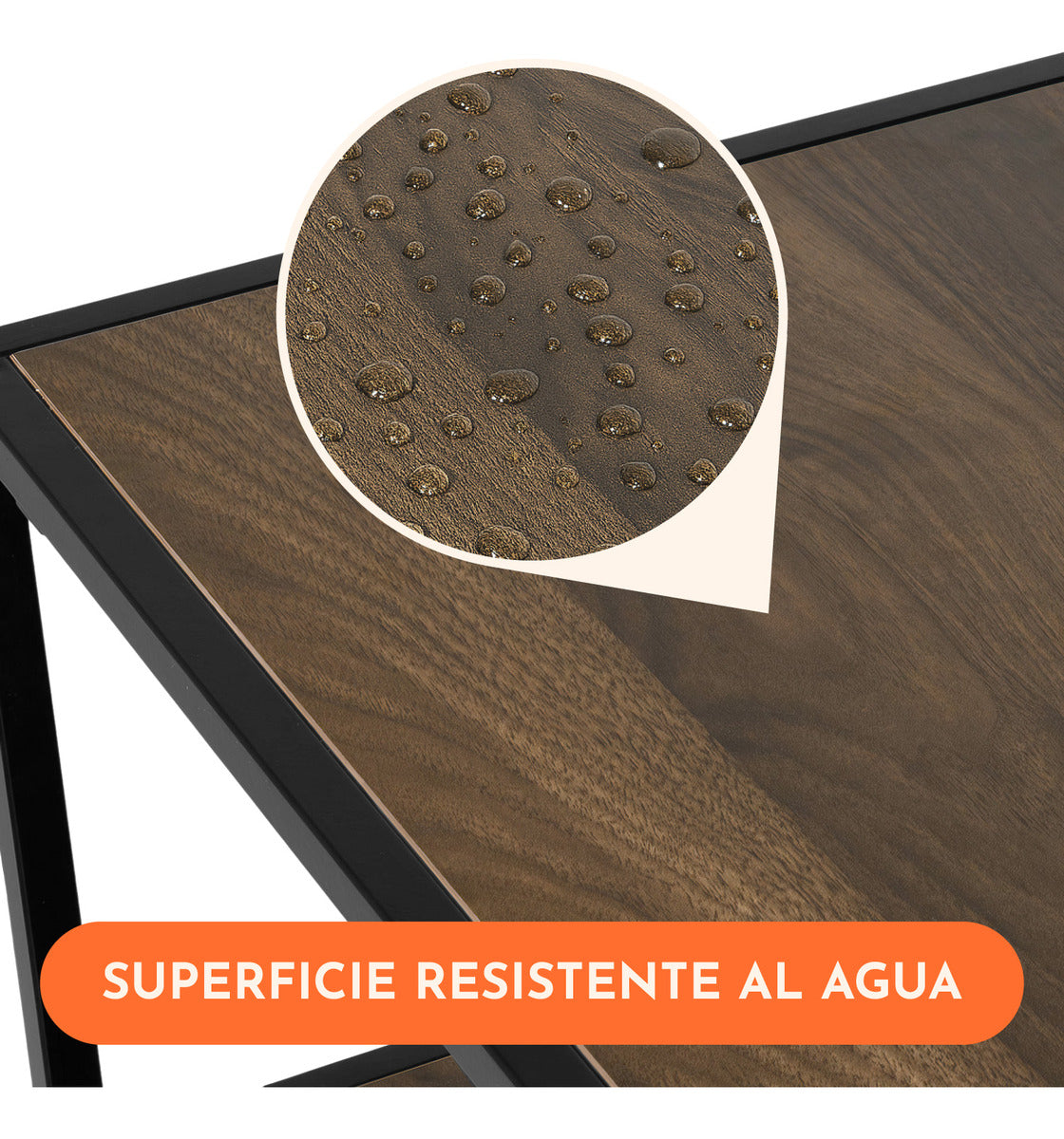 Estante Librero Organizador Mueble 4 Niveles Color Cafe