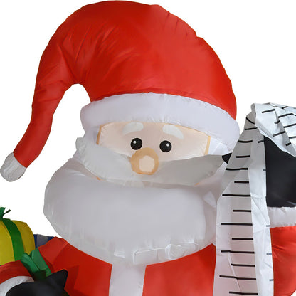 Inflable Navidad Santa Claus Papa Noel 1.87m Decoracion Led