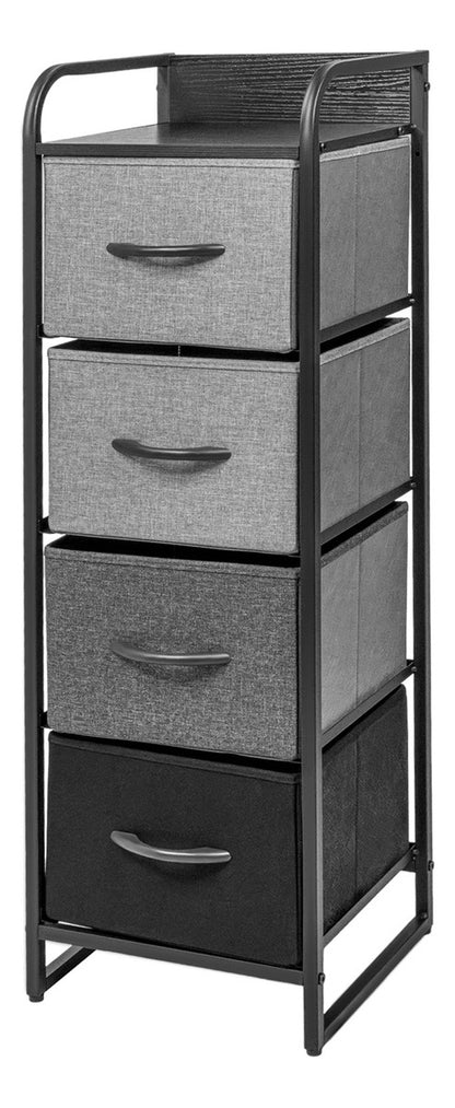 Mueble Buro Torre Mueble Moderno Organizador 4 Cajones Tela