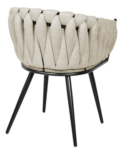 Set 2 Sillas Comedor Patron Tejido Elegante Moderno